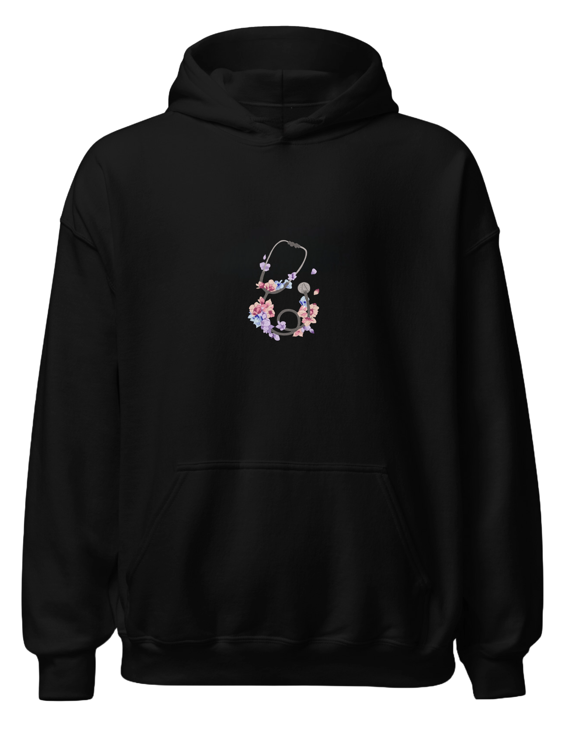 Stetoscop floral hoodie - Thread Muse