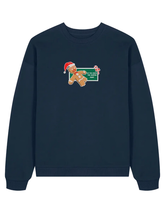 Gingerbread man sweatshirt Craciun - Thread Muse
