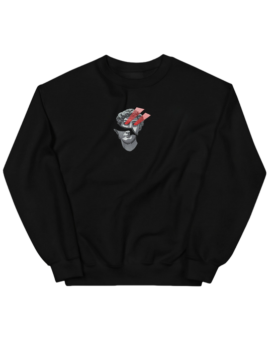 David laser eyes sweatshirt Sculpturi - Thread Muse