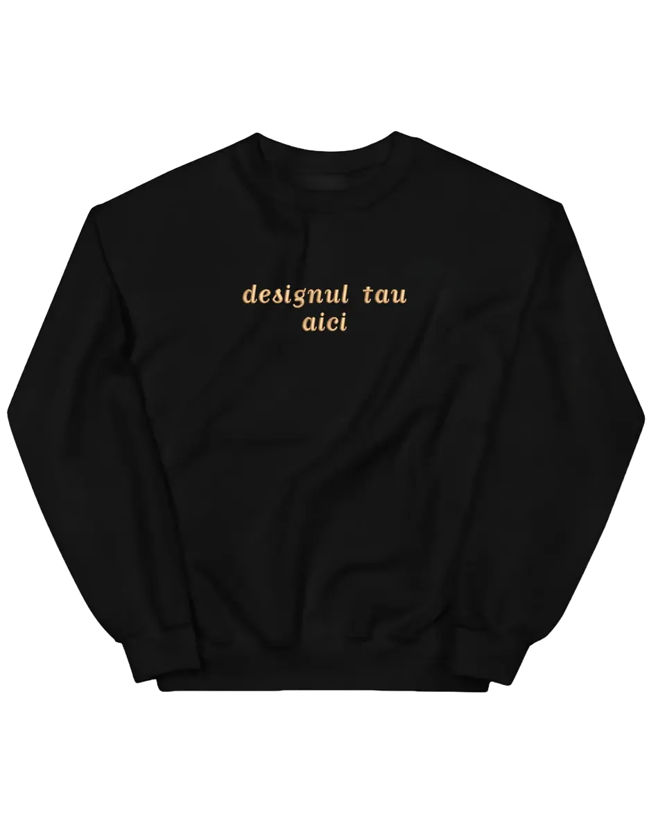Sweatshirt personalizat - design custom - Thread Muse