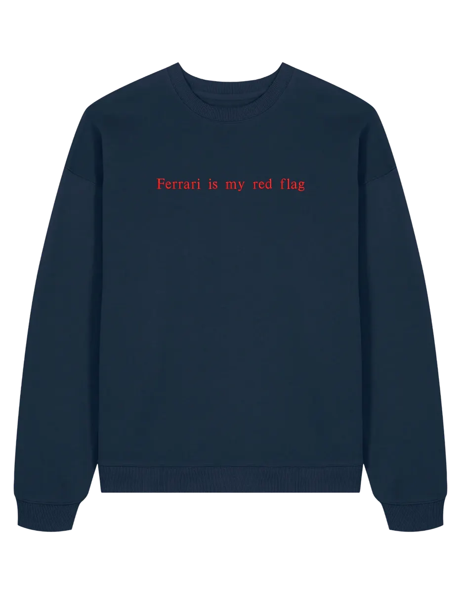 Red flag sweatshirt F1 - Thread Muse