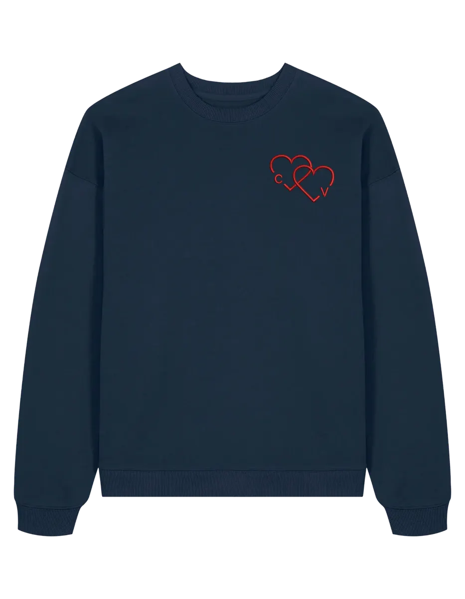 Hearts initiale sweatshirt - Thread Muse