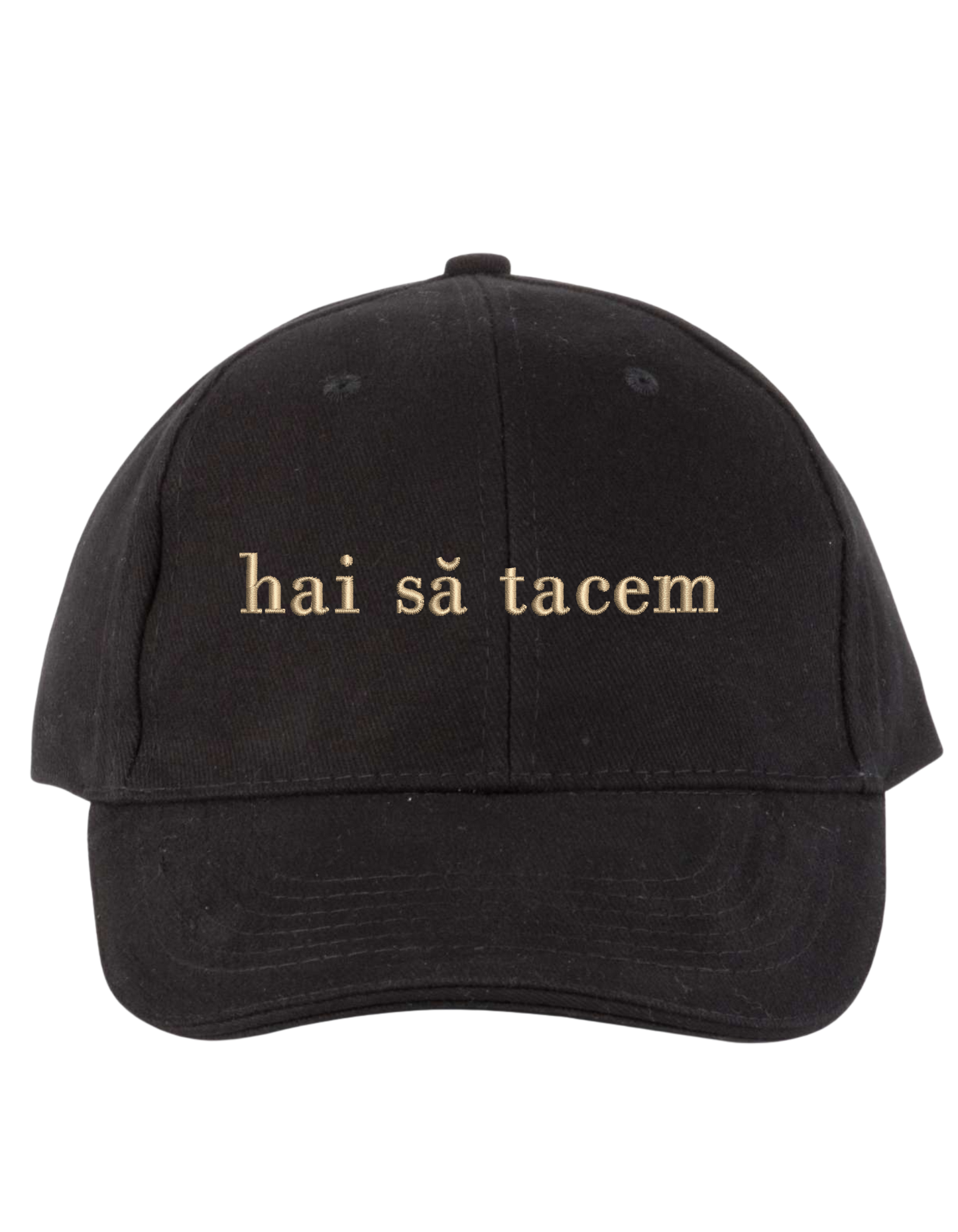 Sapca unisex Hai sa tacem brodata - Thread Muse