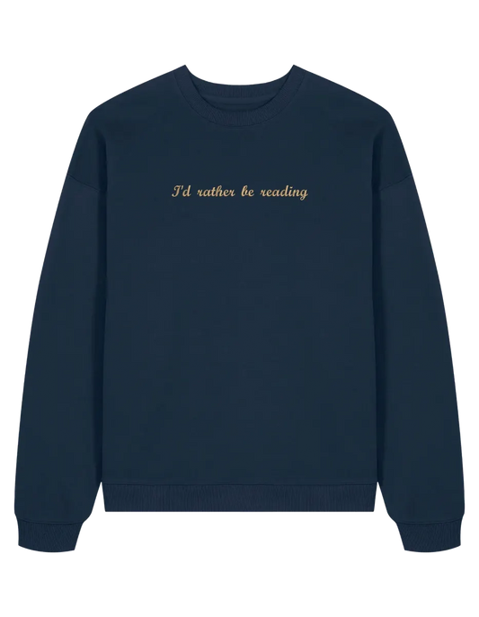 Rather read sweatshirt bookish - Thread Muse