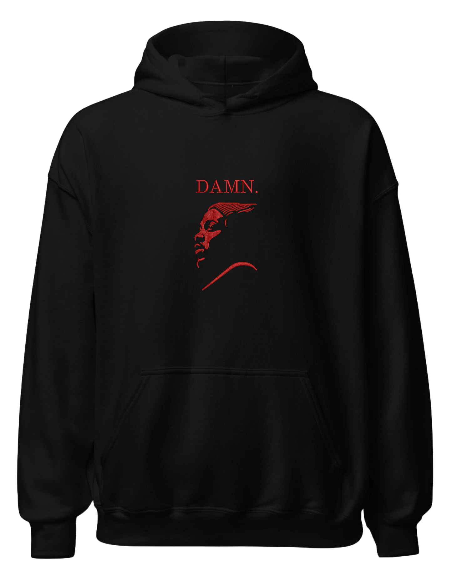 Damn portrait hoodie Kendrick Lamar - Thread Muse