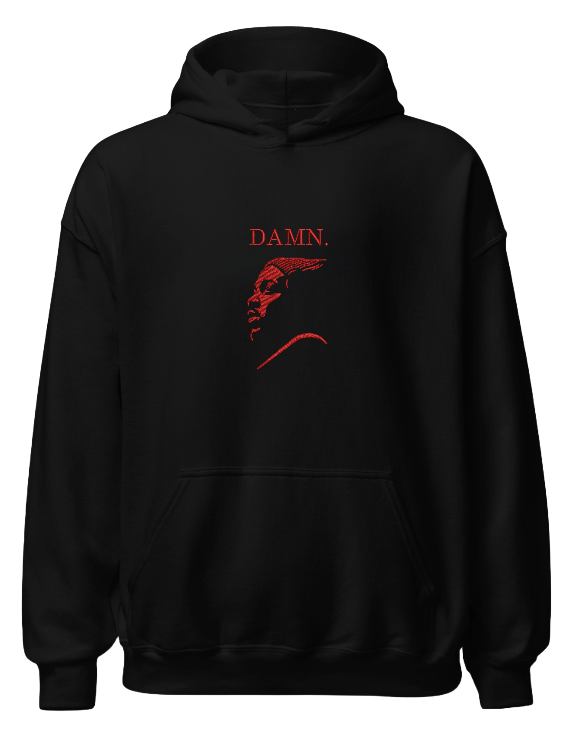 Damn portrait hoodie Kendrick Lamar - Thread Muse