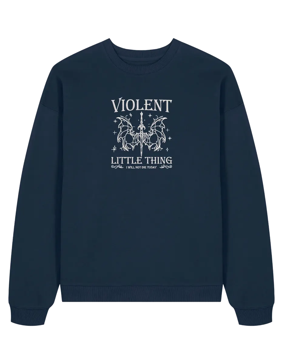 Violent little thing sweatshirt Fourth Wing - Thread Muse