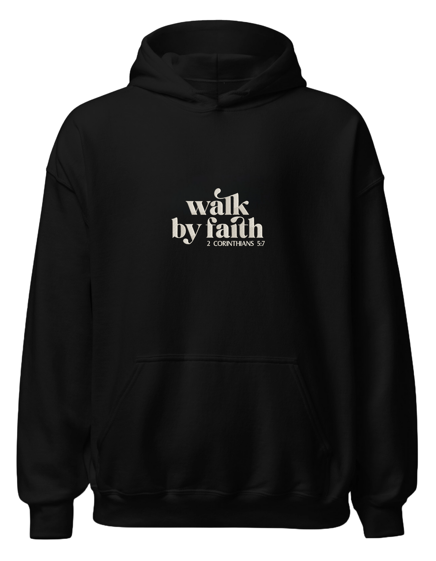 Walk by faith hoodie - Thread Muse