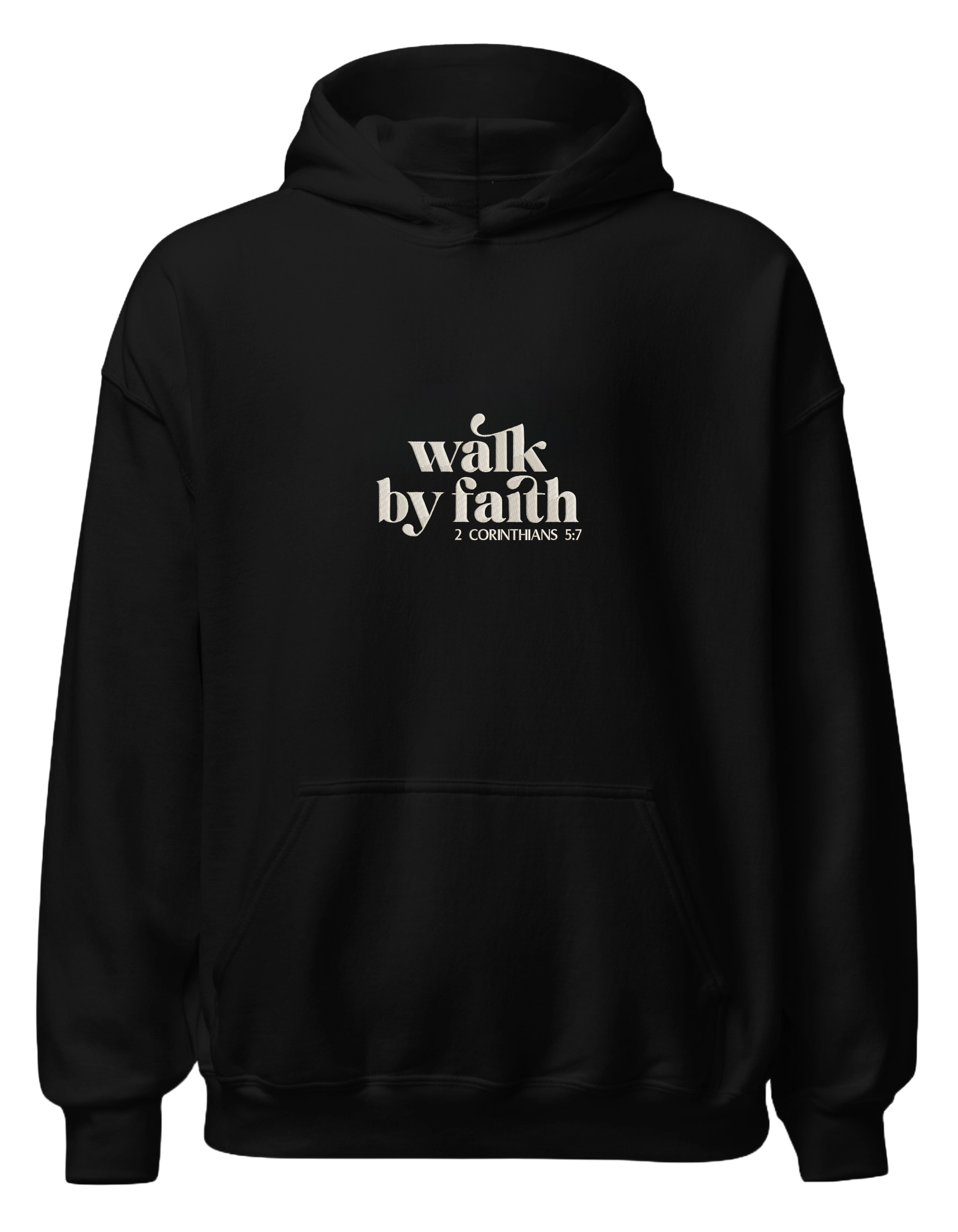 Walk by faith hoodie - Thread Muse