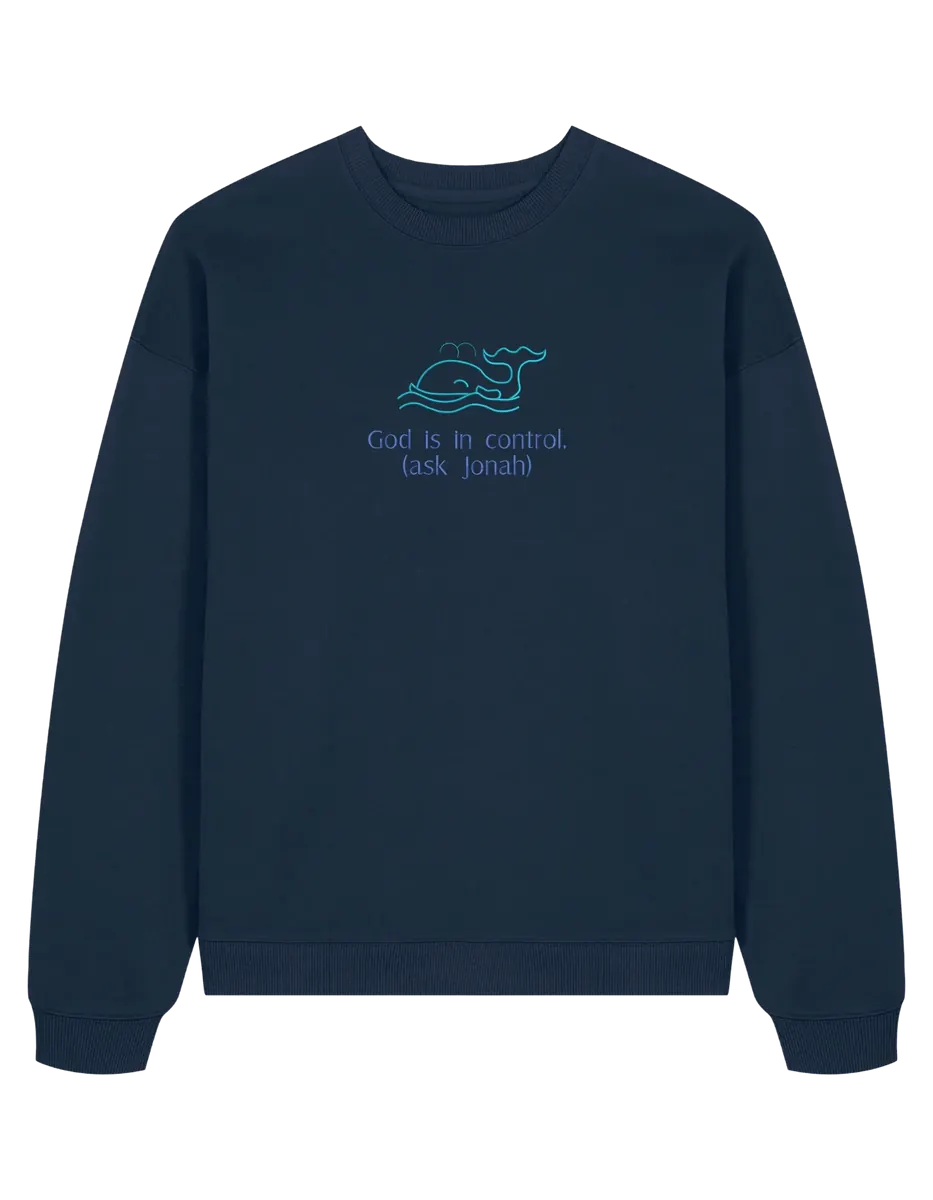 God is in control sweatshirt - Thread Muse