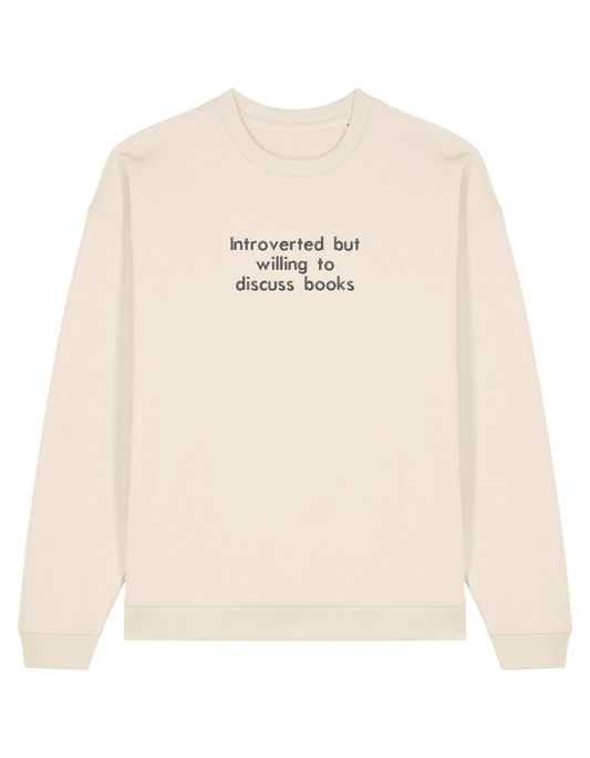 Introverted sweatshirt bookish
