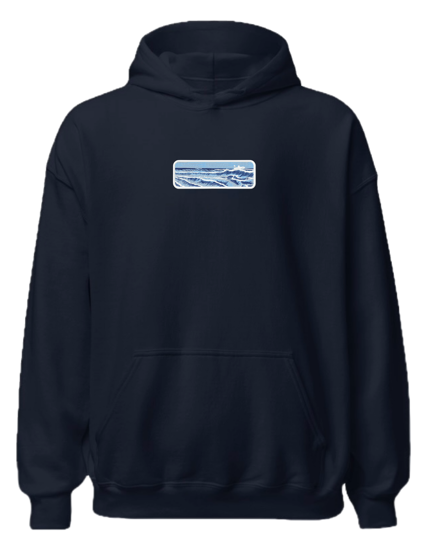 Japanese ocean waves hoodie Picturi - Thread Muse