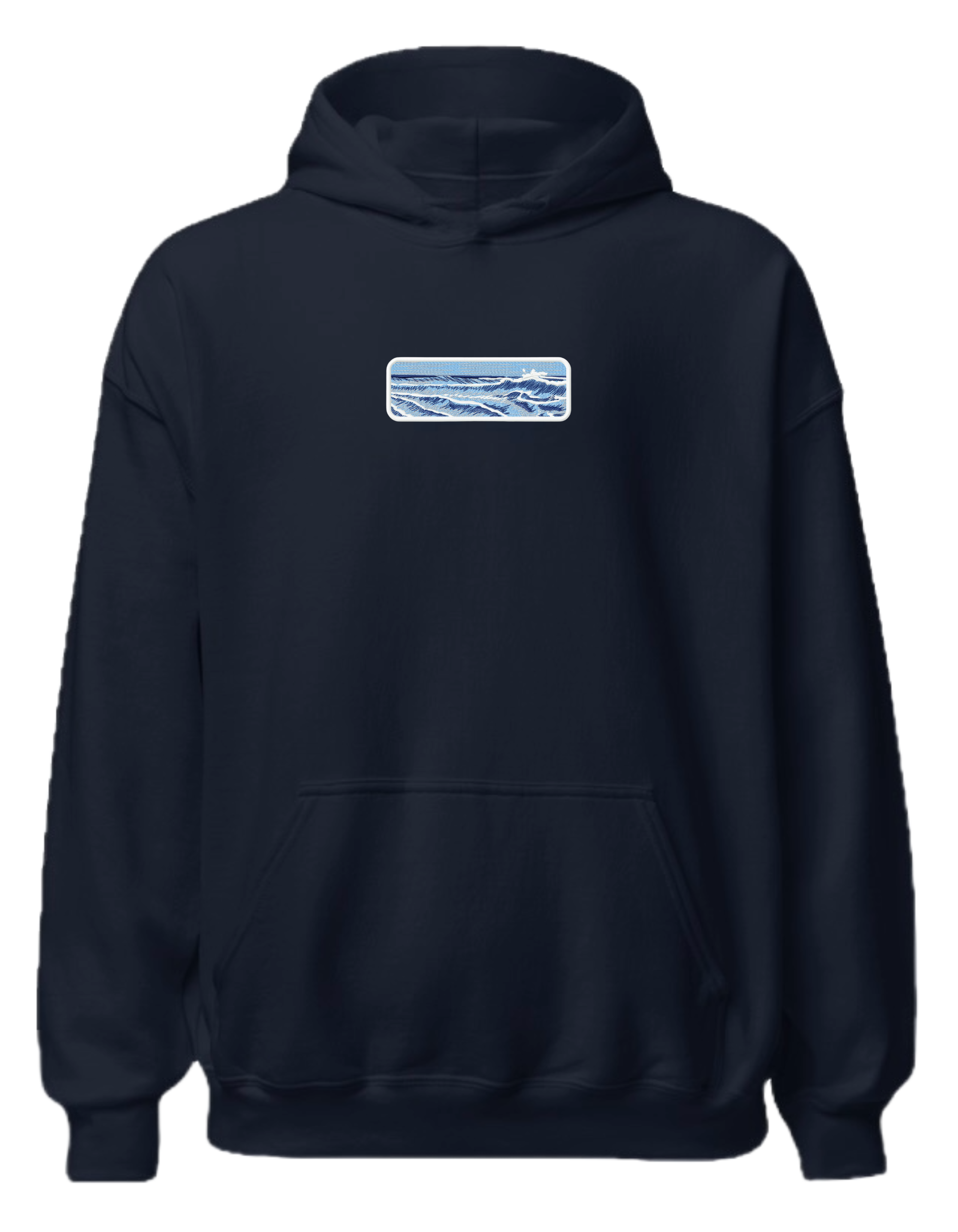 Japanese ocean waves hoodie Picturi - Thread Muse