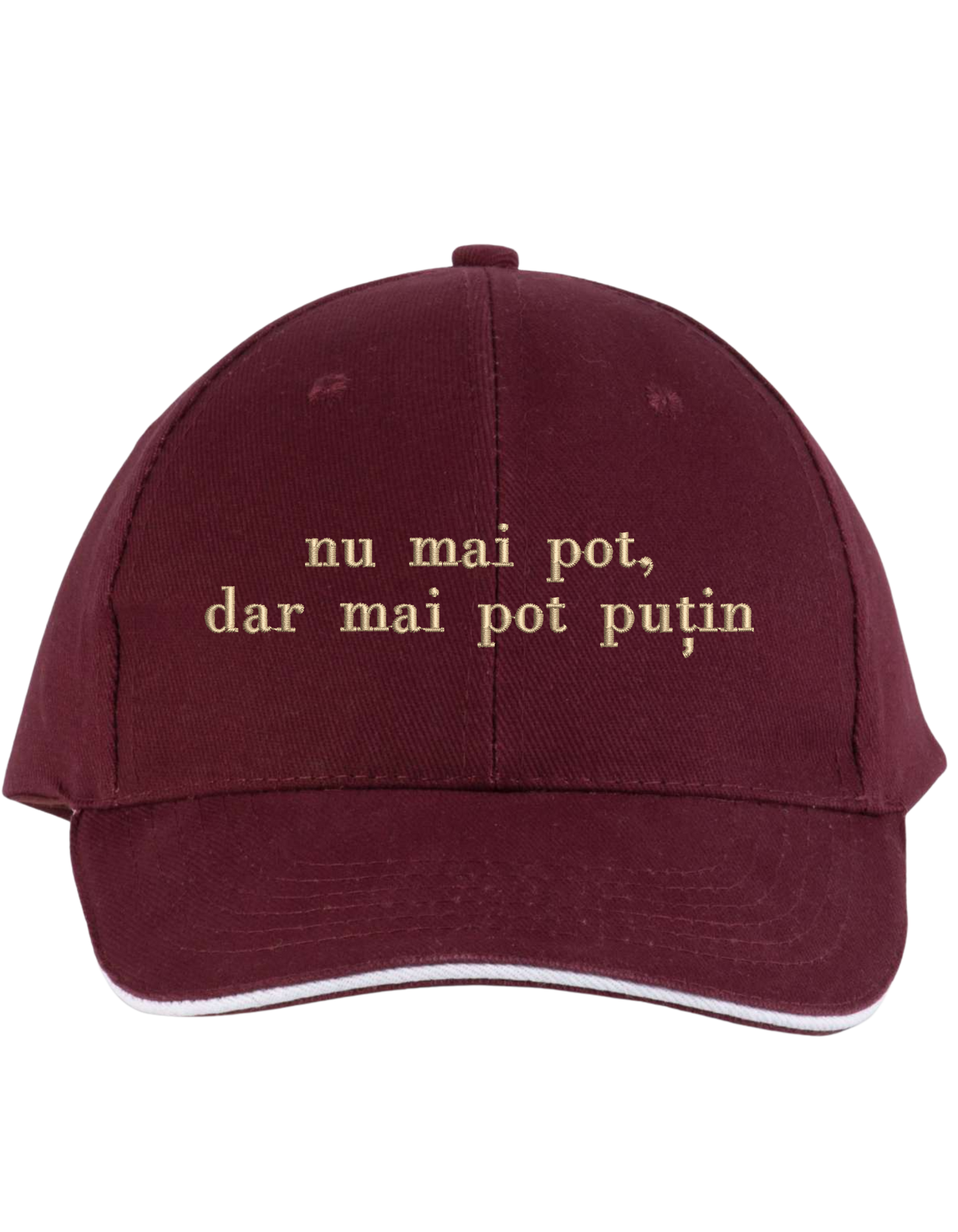 Sapca unisex Mai pot putin brodata - Thread Muse
