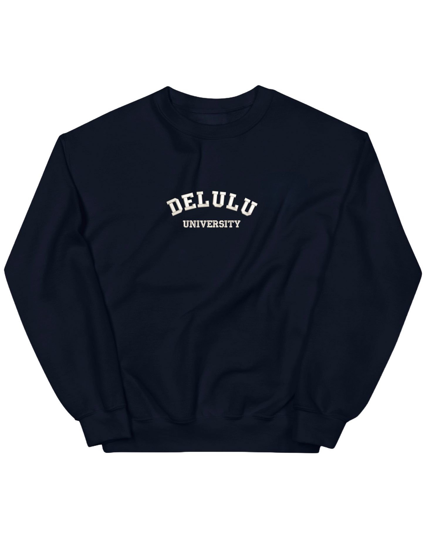 Delulu university sweatshirt mesaje - Thread Muse