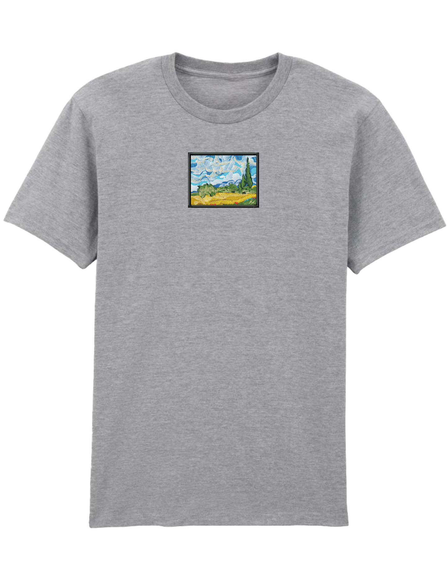 Wheat field with cypresses Van Gogh tricou Picturi - Thread Muse