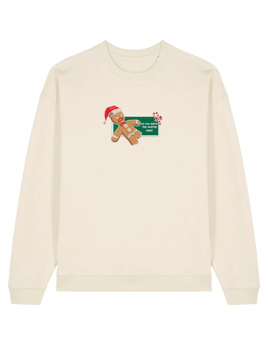 Gingerbread man sweatshirt Craciun - Thread Muse