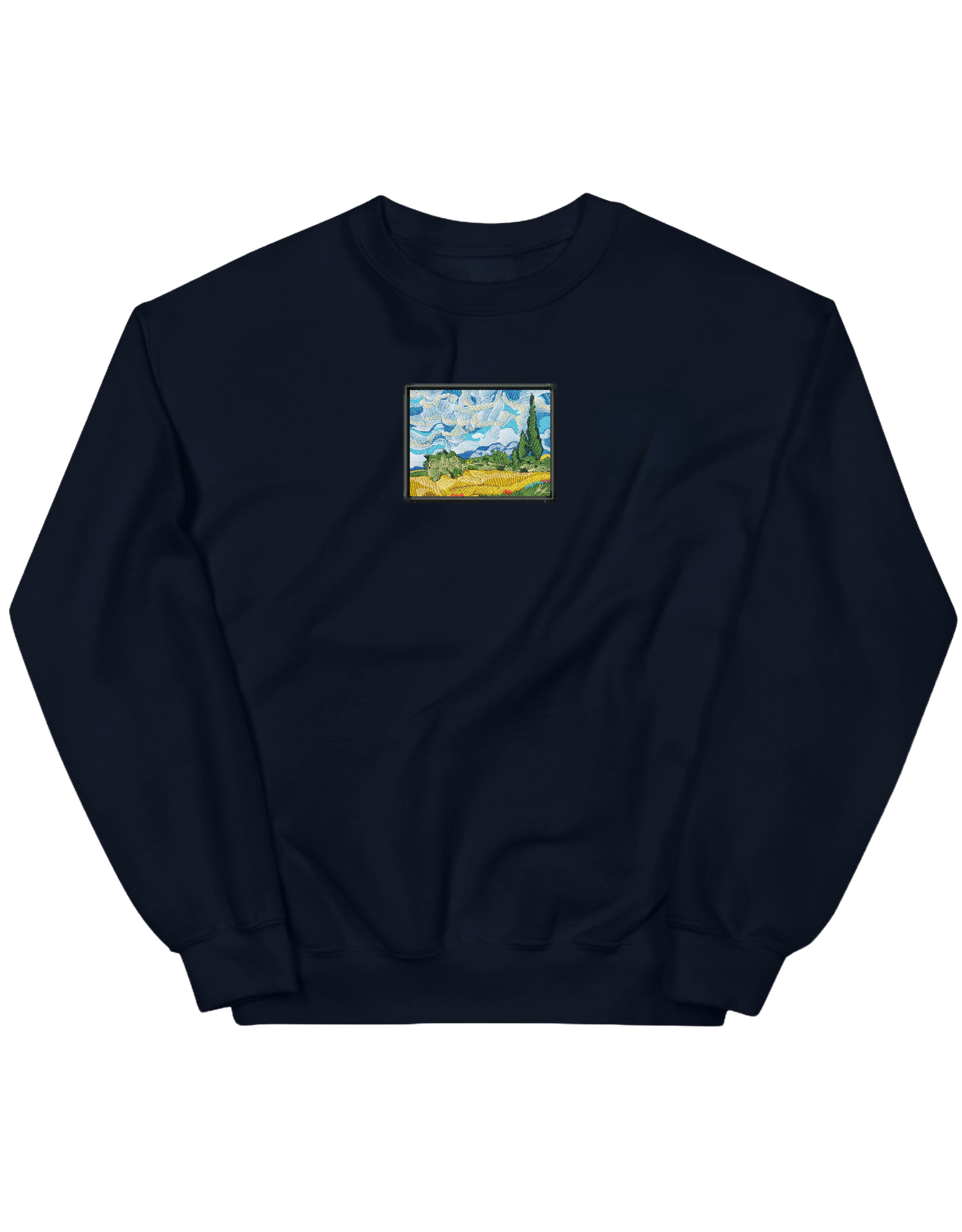 Wheat field with cypresses Van Gogh sweatshirt Picturi - Thread Muse