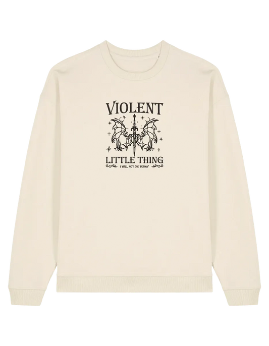 Violent little thing sweatshirt Fourth Wing - Thread Muse