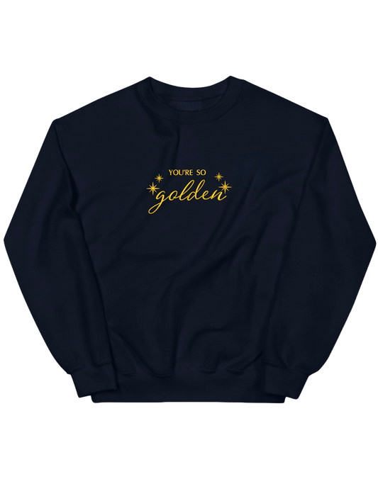 Golden sweatshirt Harry Styles - Thread Muse