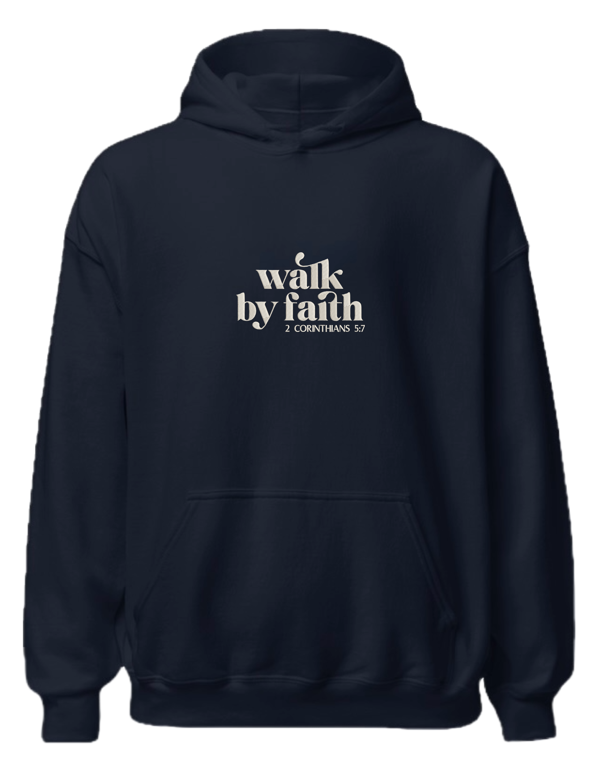 Walk by faith hoodie - Thread Muse