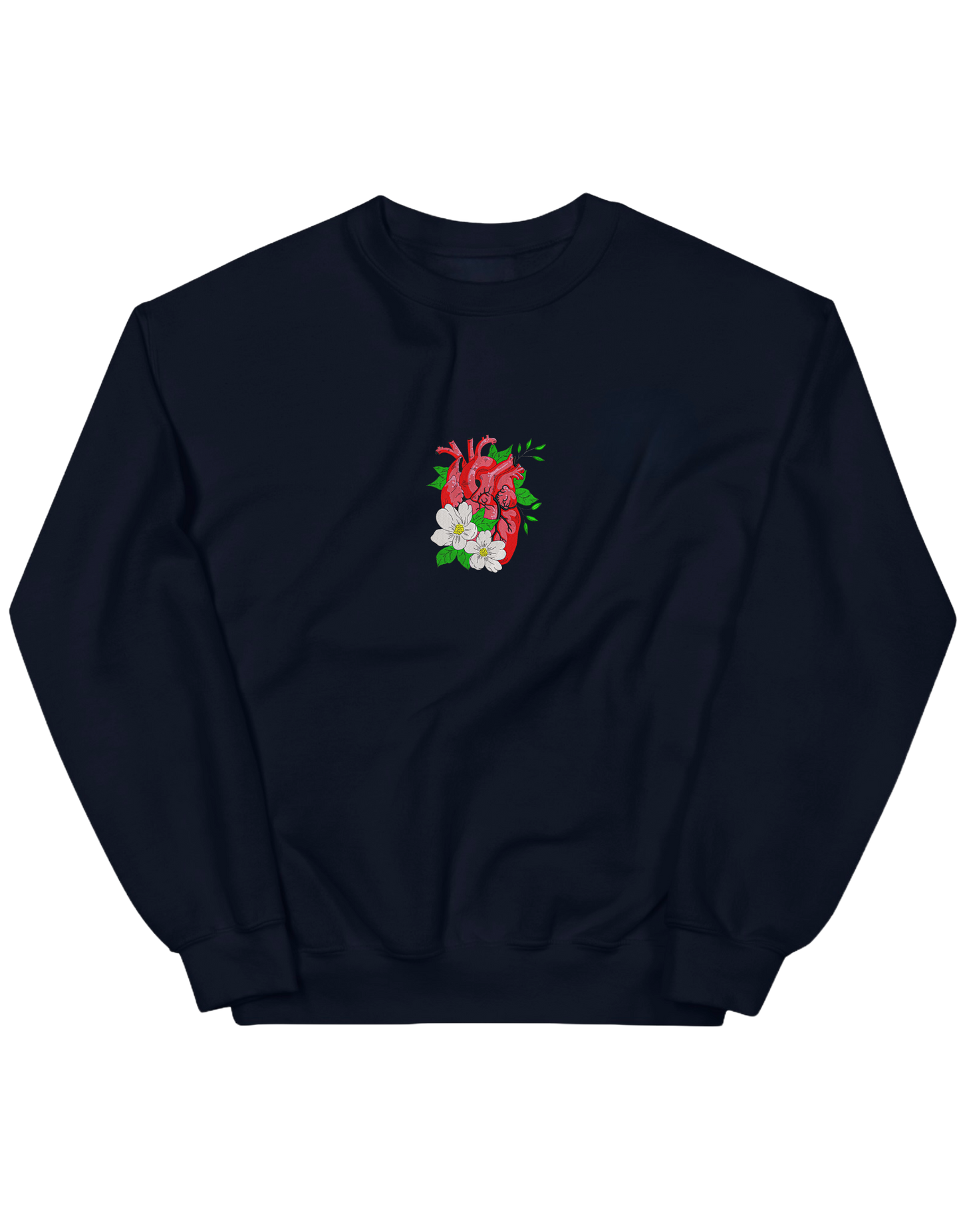 Floral heart sweatshirt - Thread Muse