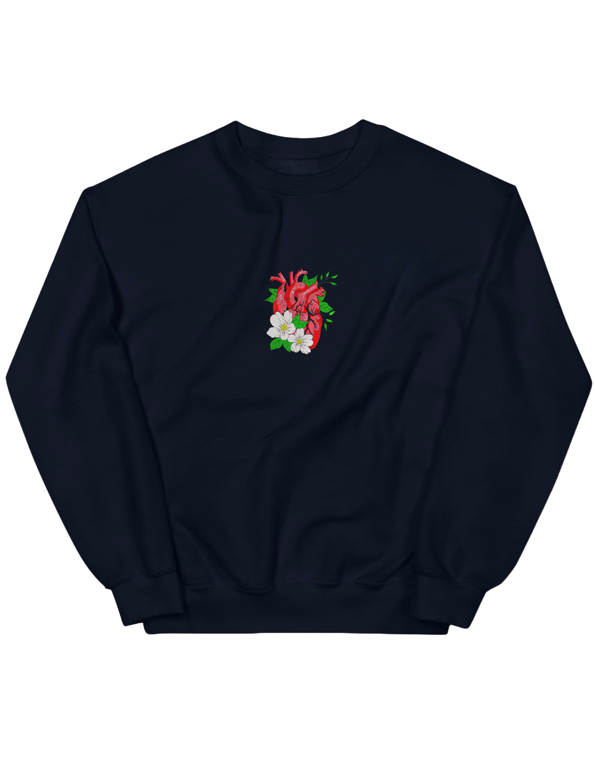 Floral heart sweatshirt - Thread Muse