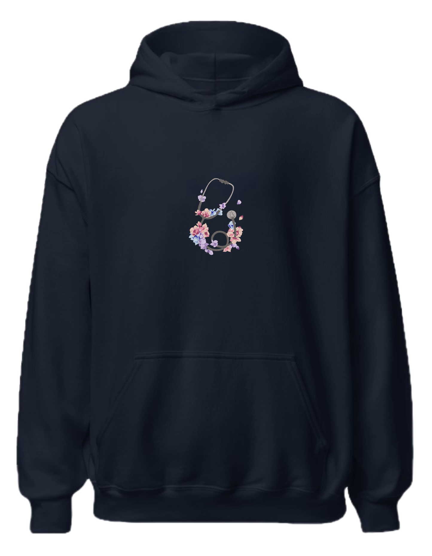 Stetoscop floral hoodie - Thread Muse