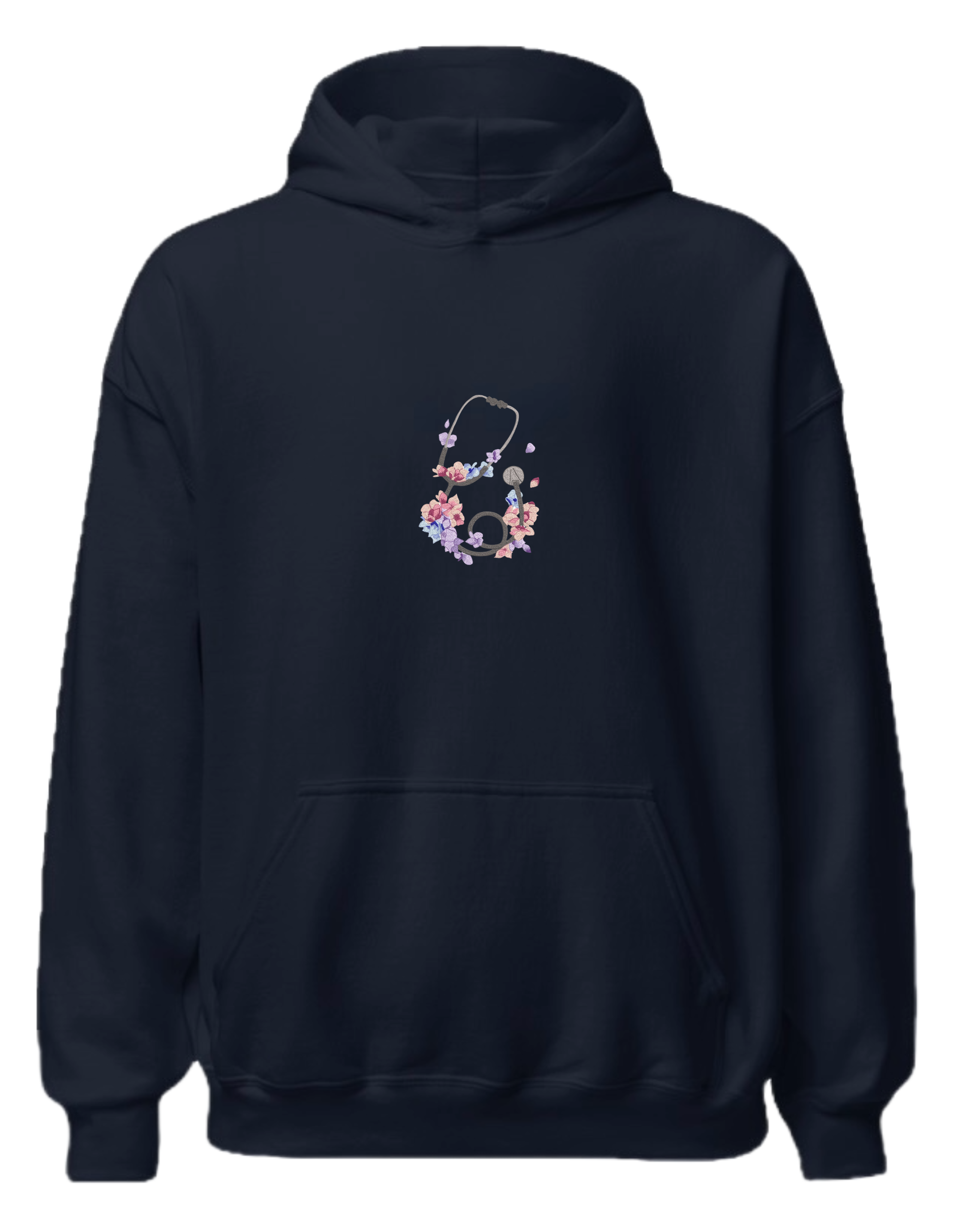 Stetoscop floral hoodie - Thread Muse