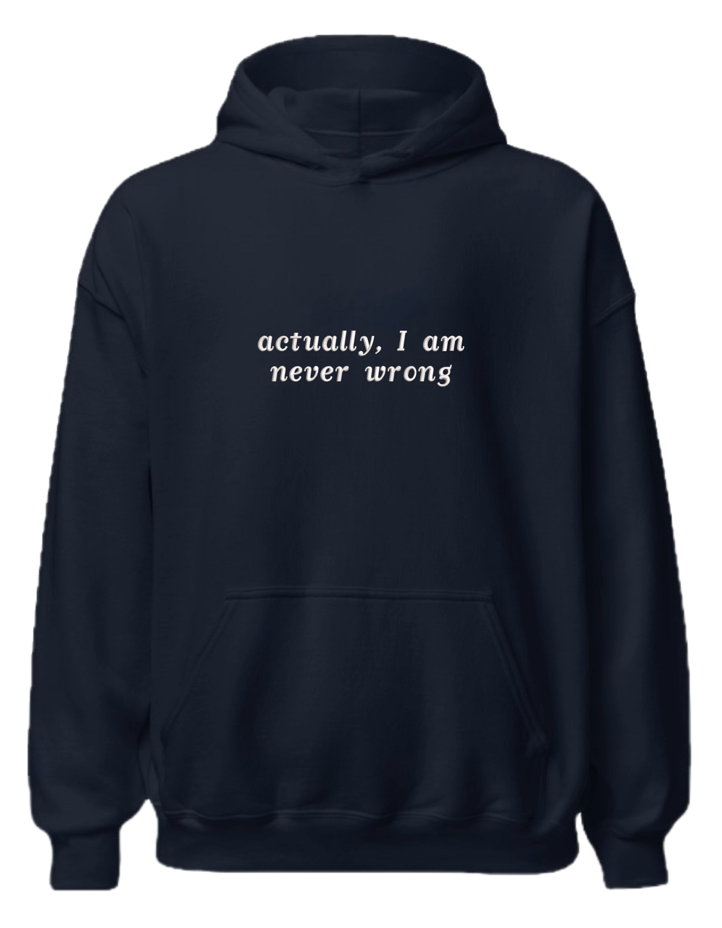 Never wrong hoodie mesaje - Thread Muse