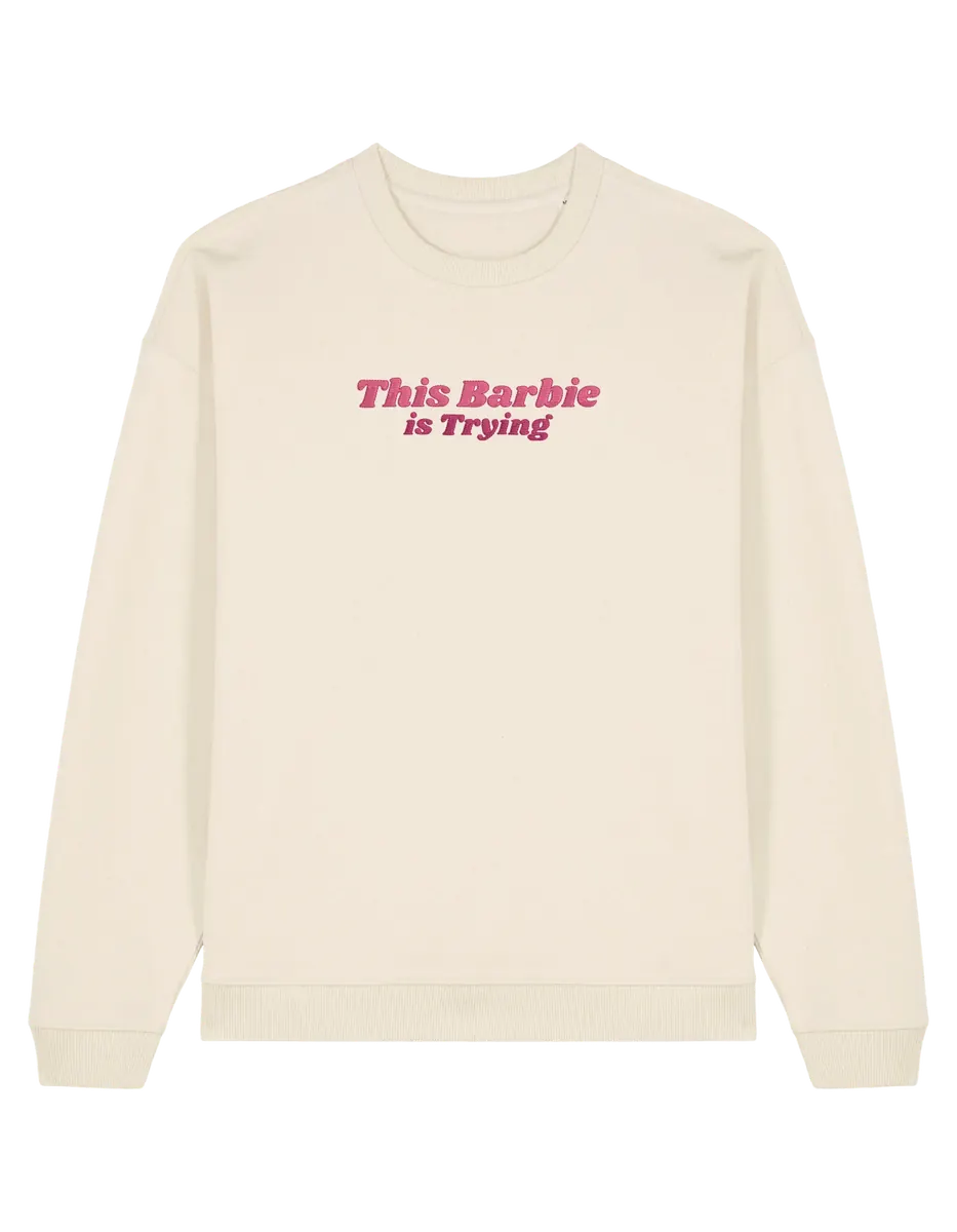 This Barbie sweatshirt Girly - Thread Muse