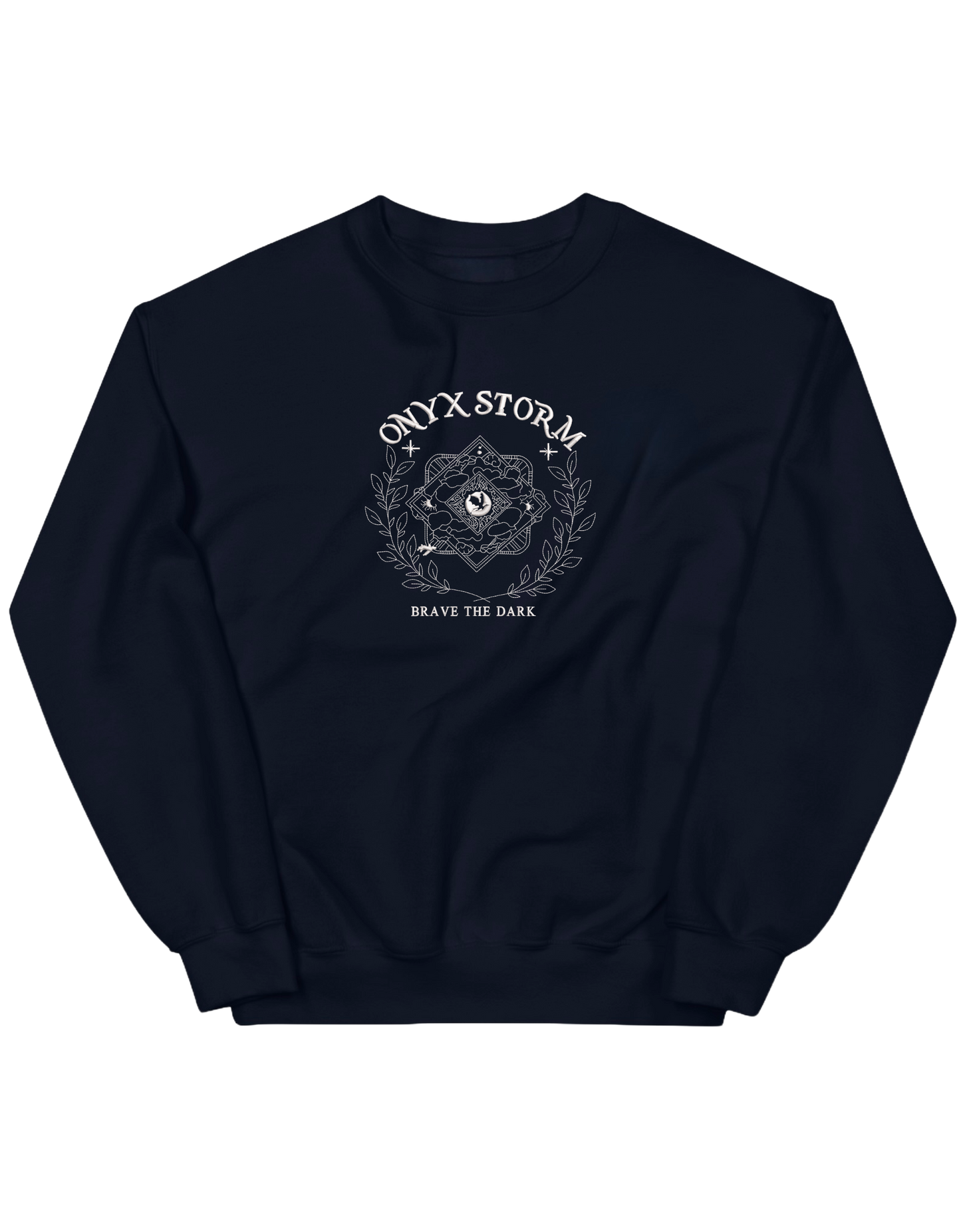 Brave the dark sweatshirt Fourth Wing - Thread Muse
