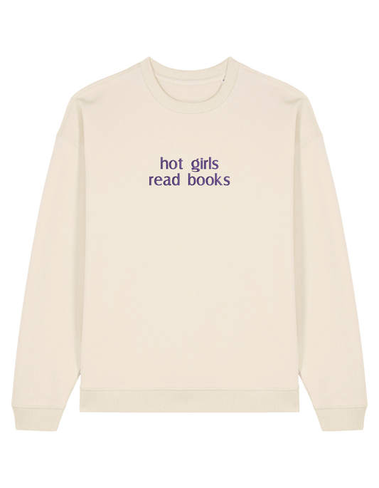 Hot girls sweatshirt bookish