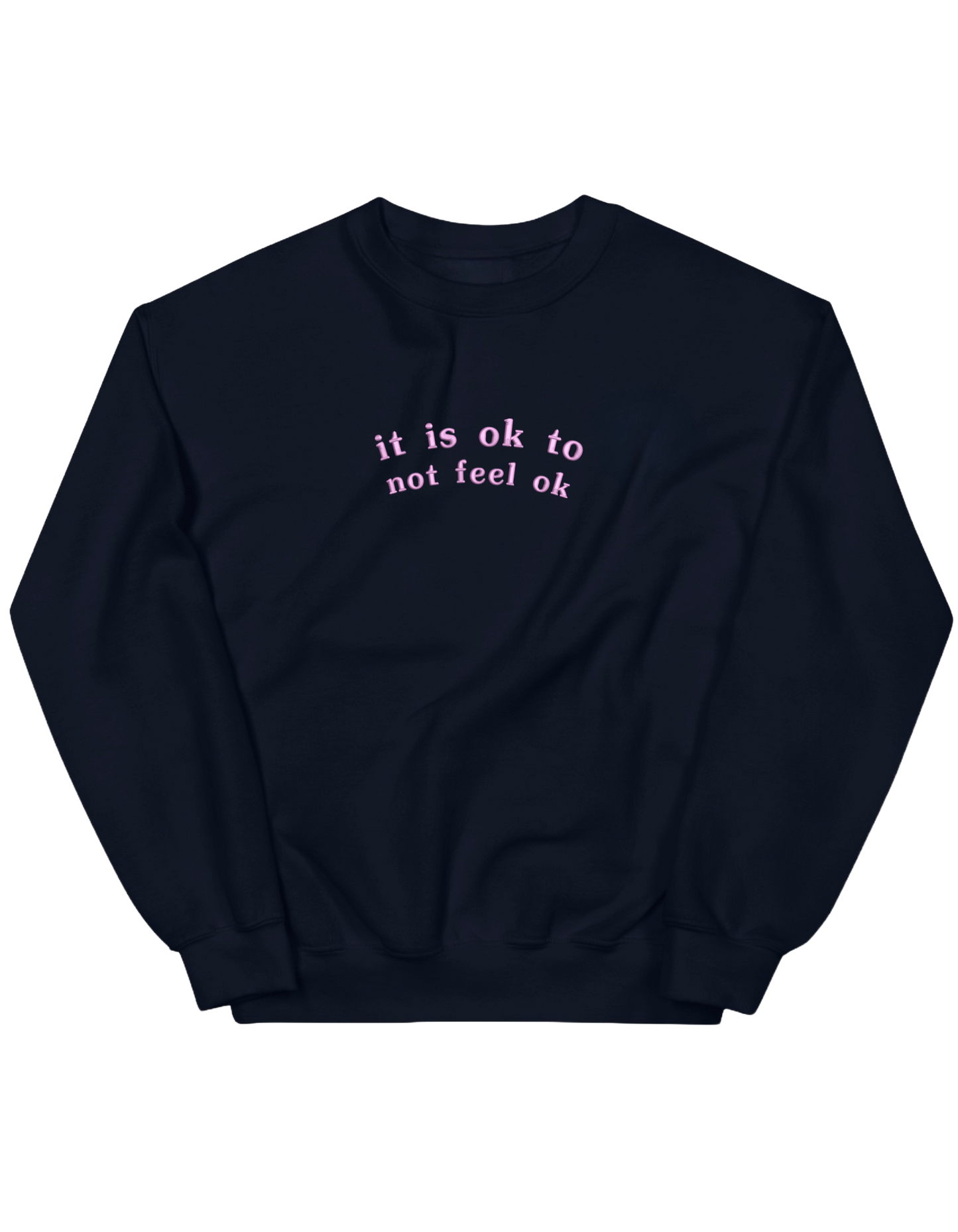 Feel ok sweatshirt mesaje - Thread Muse