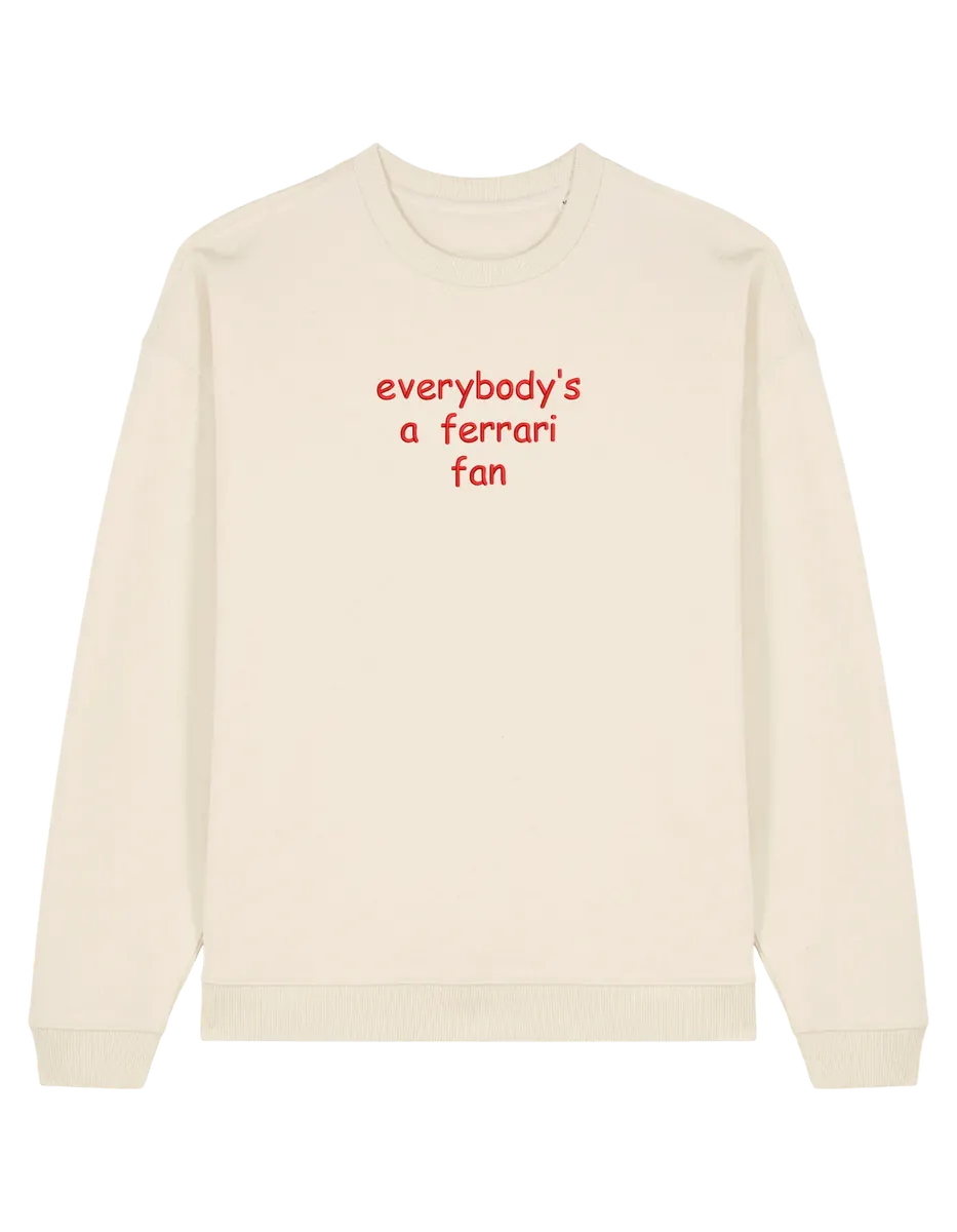 Ferrari fan sweatshirt F1 - Thread Muse