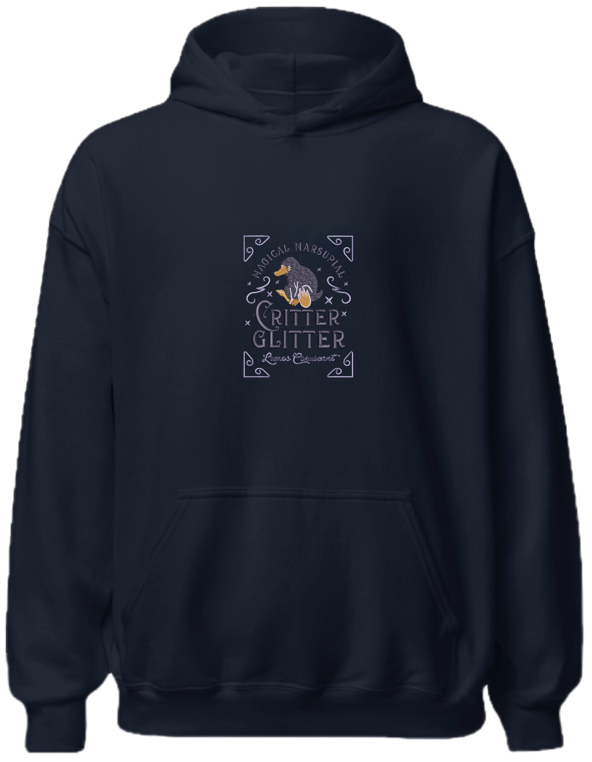 Glitter hoodie Harry Potter - Thread Muse