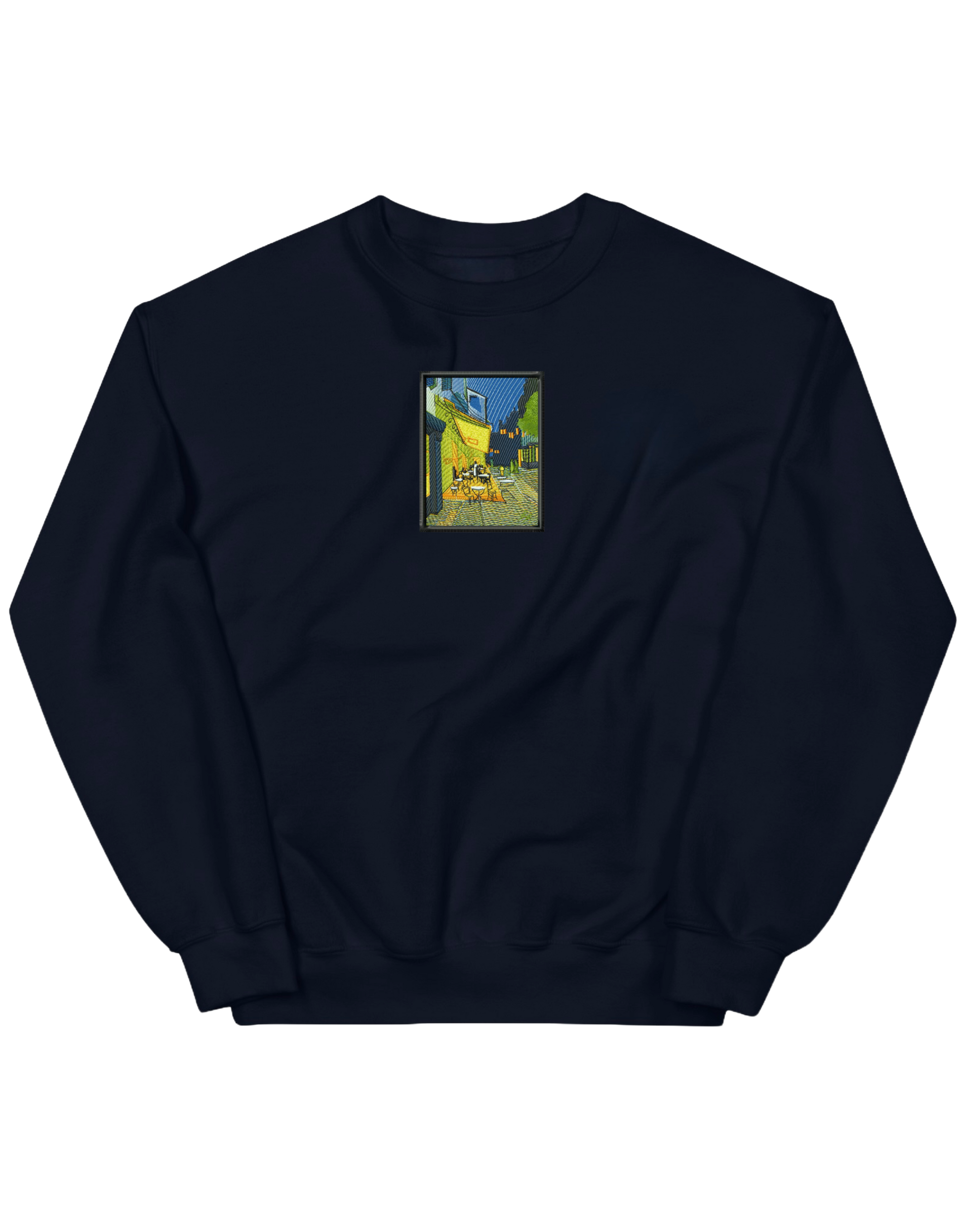 Cafe terrace at night Van Gogh sweatshirt Picturi - Thread Muse