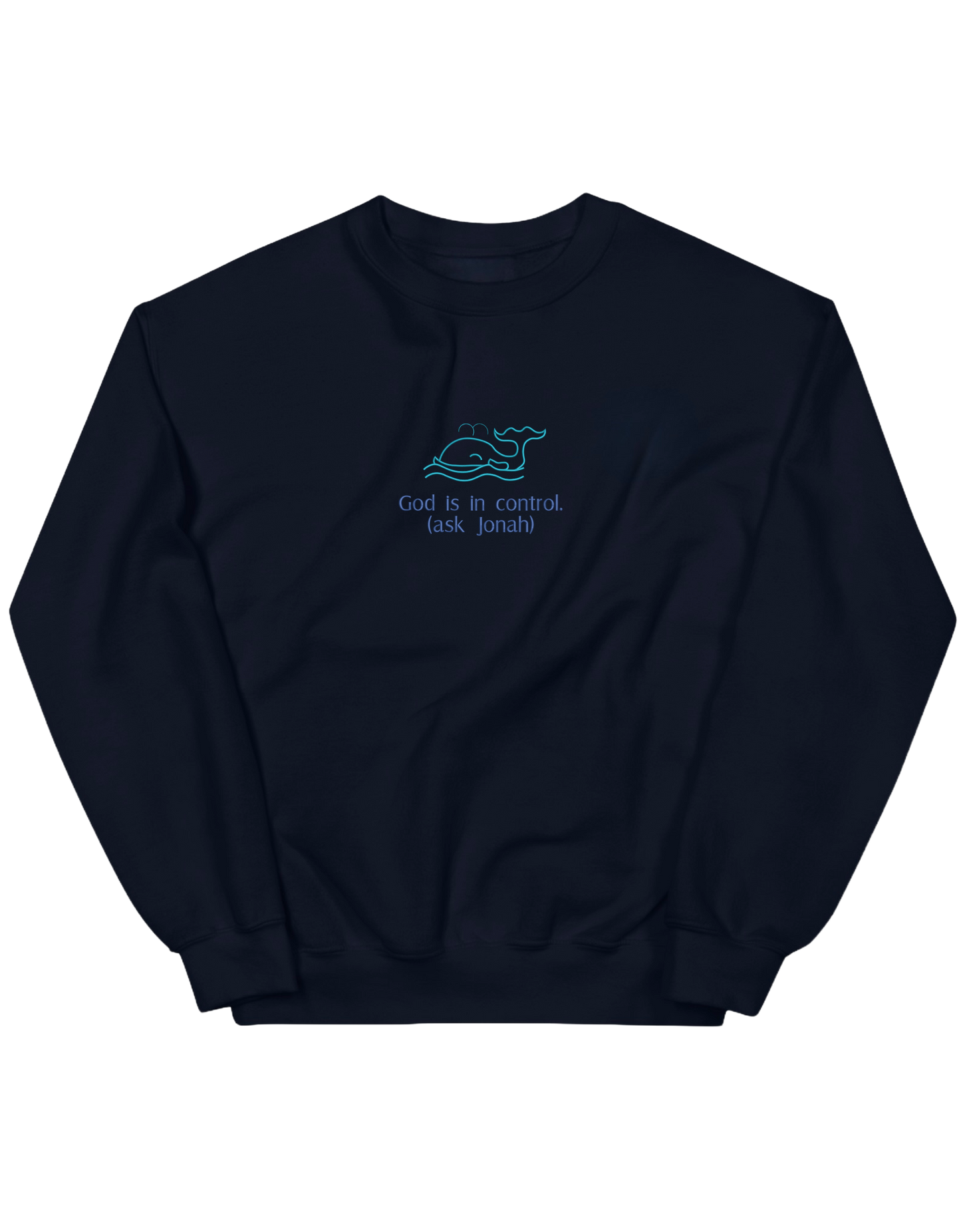 God is in control sweatshirt - Thread Muse