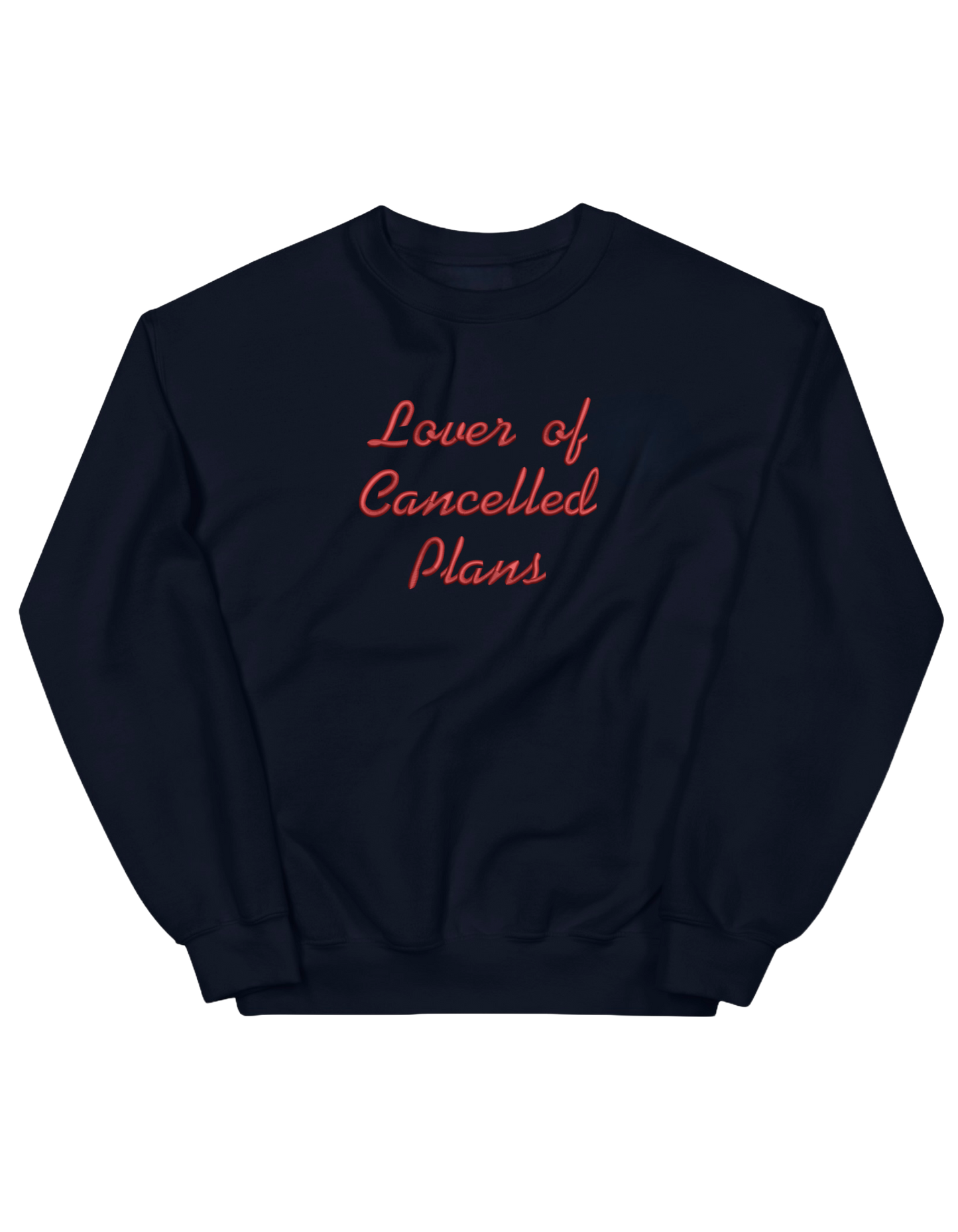 Cancelled plans sweatshirt mesaje - Thread Muse