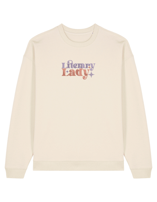 Lady sweatshirt bookish - Thread Muse