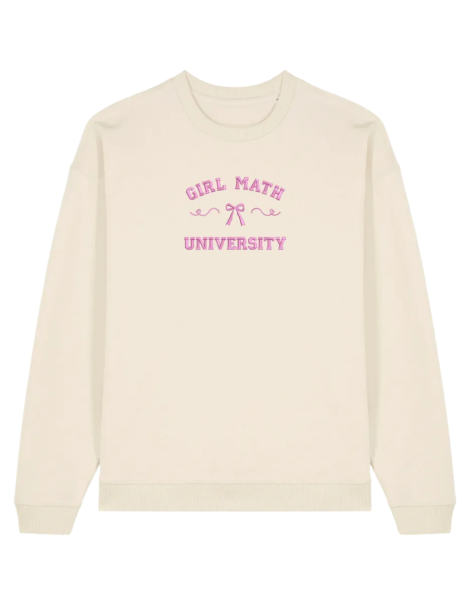 Girl math sweatshir Girly - Thread Muse