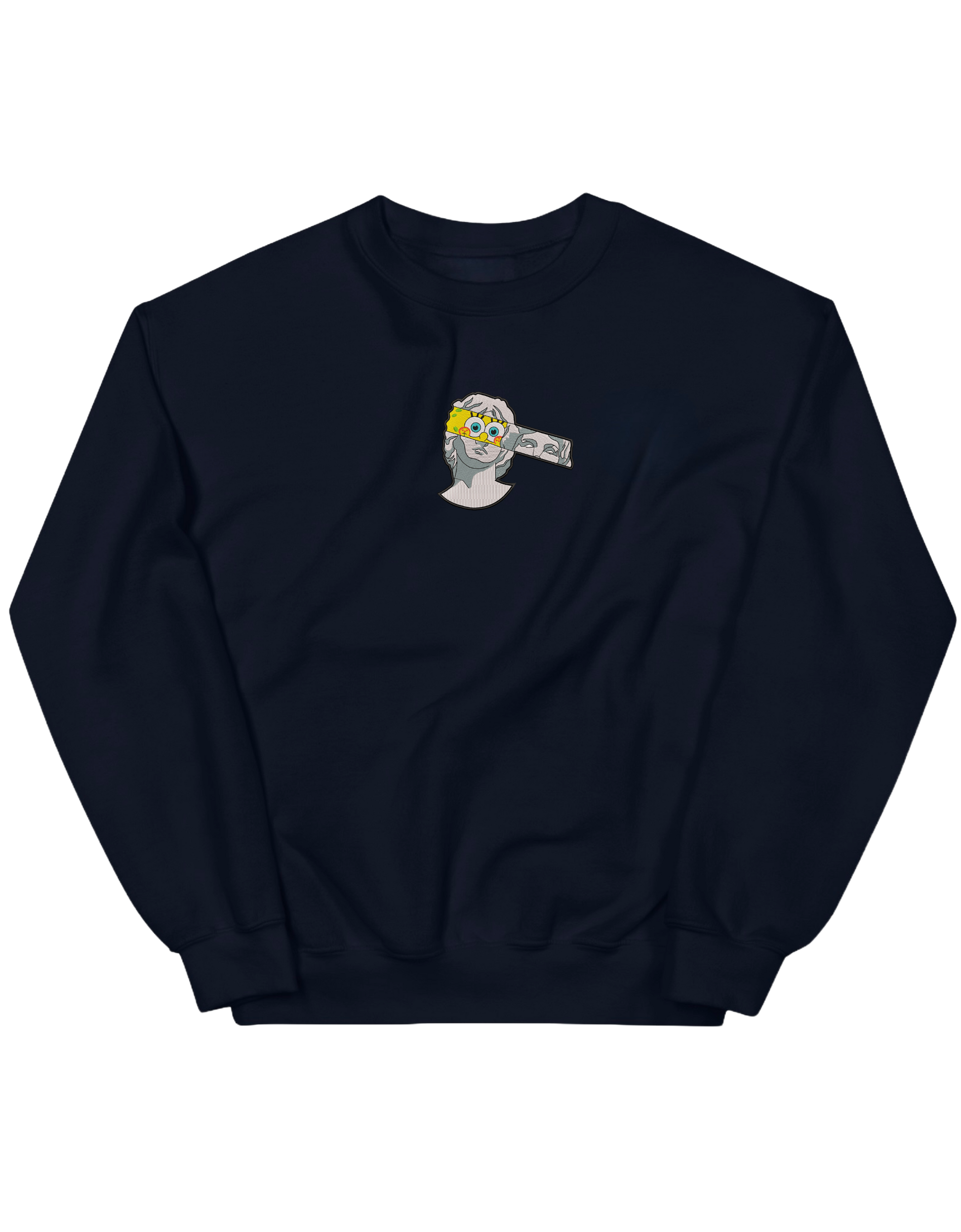 Spongebob statue sweatshirt Sculpturi - Thread Muse
