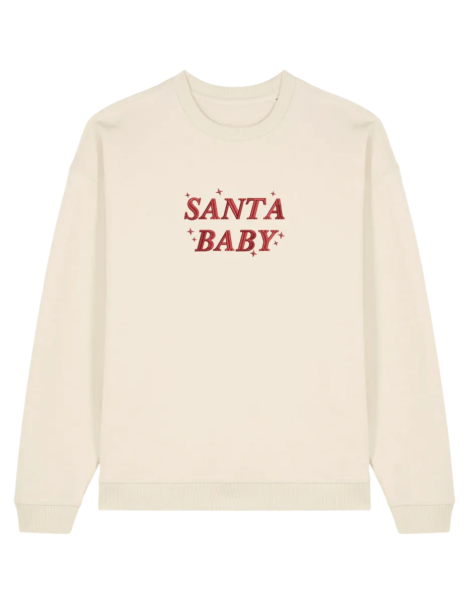 Santa baby sweatshirt Craciun - Thread Muse