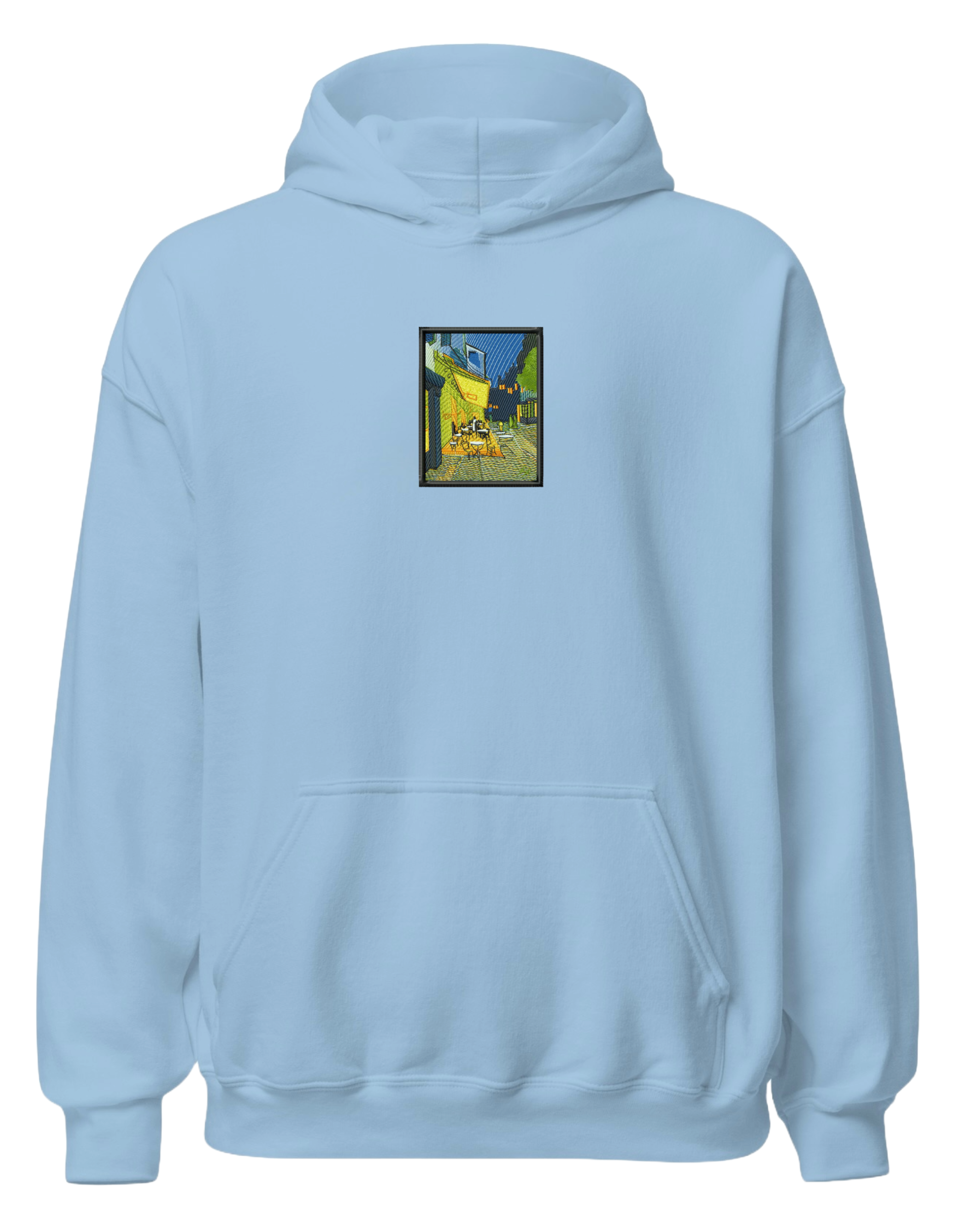 Cafe terrace at night Van Gogh hoodie Picturi - Thread Muse
