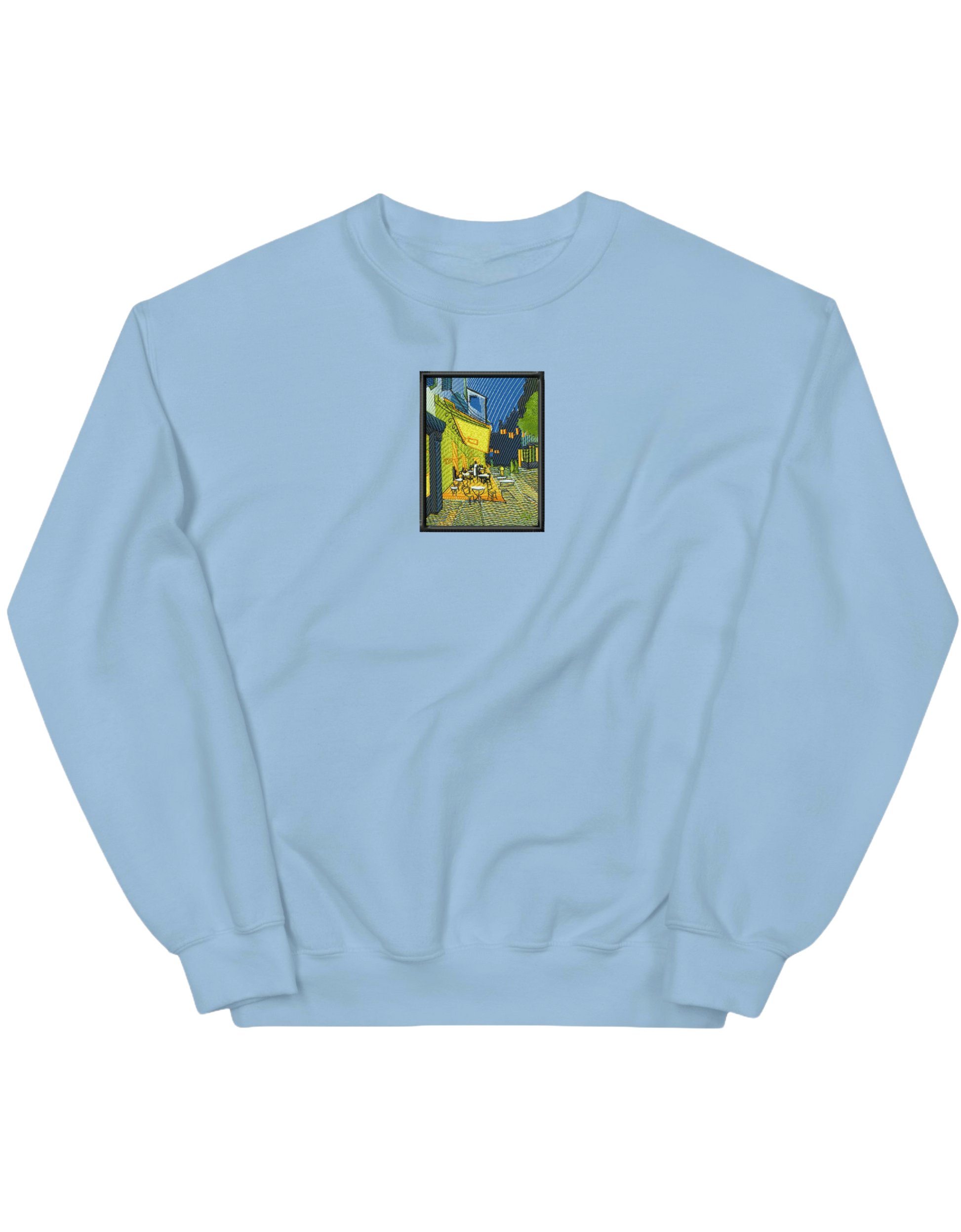 Cafe terrace at night Van Gogh sweatshirt Picturi - Thread Muse