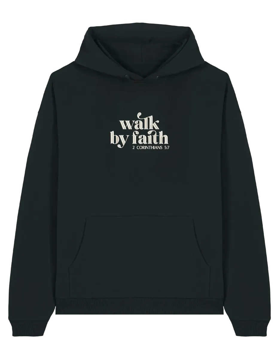 Walk by faith hoodie - Thread Muse