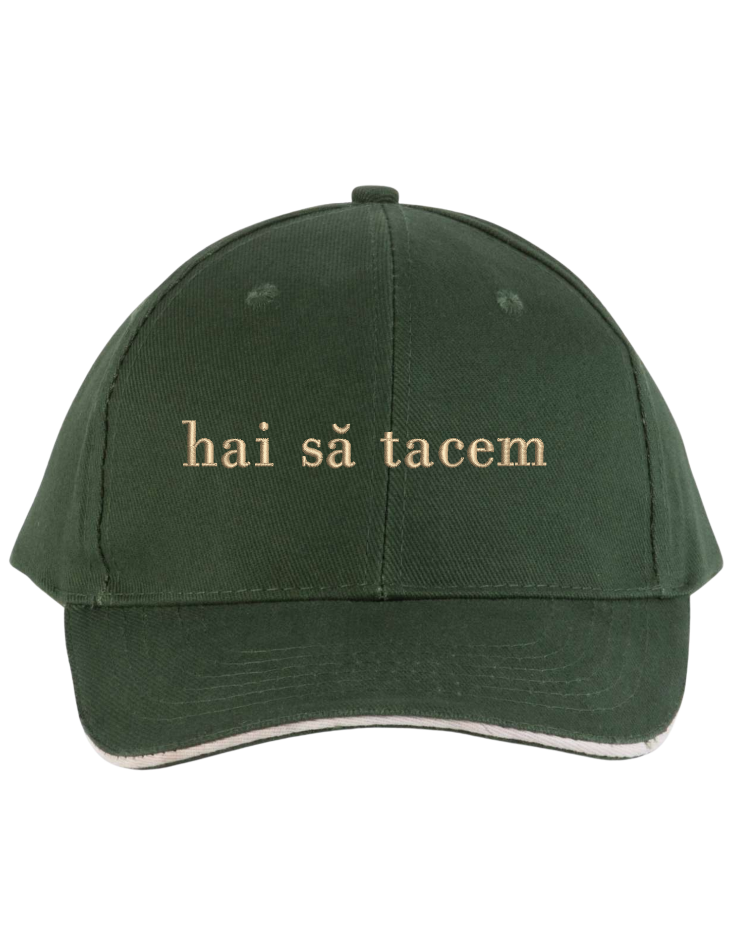 Sapca unisex Hai sa tacem brodata - Thread Muse
