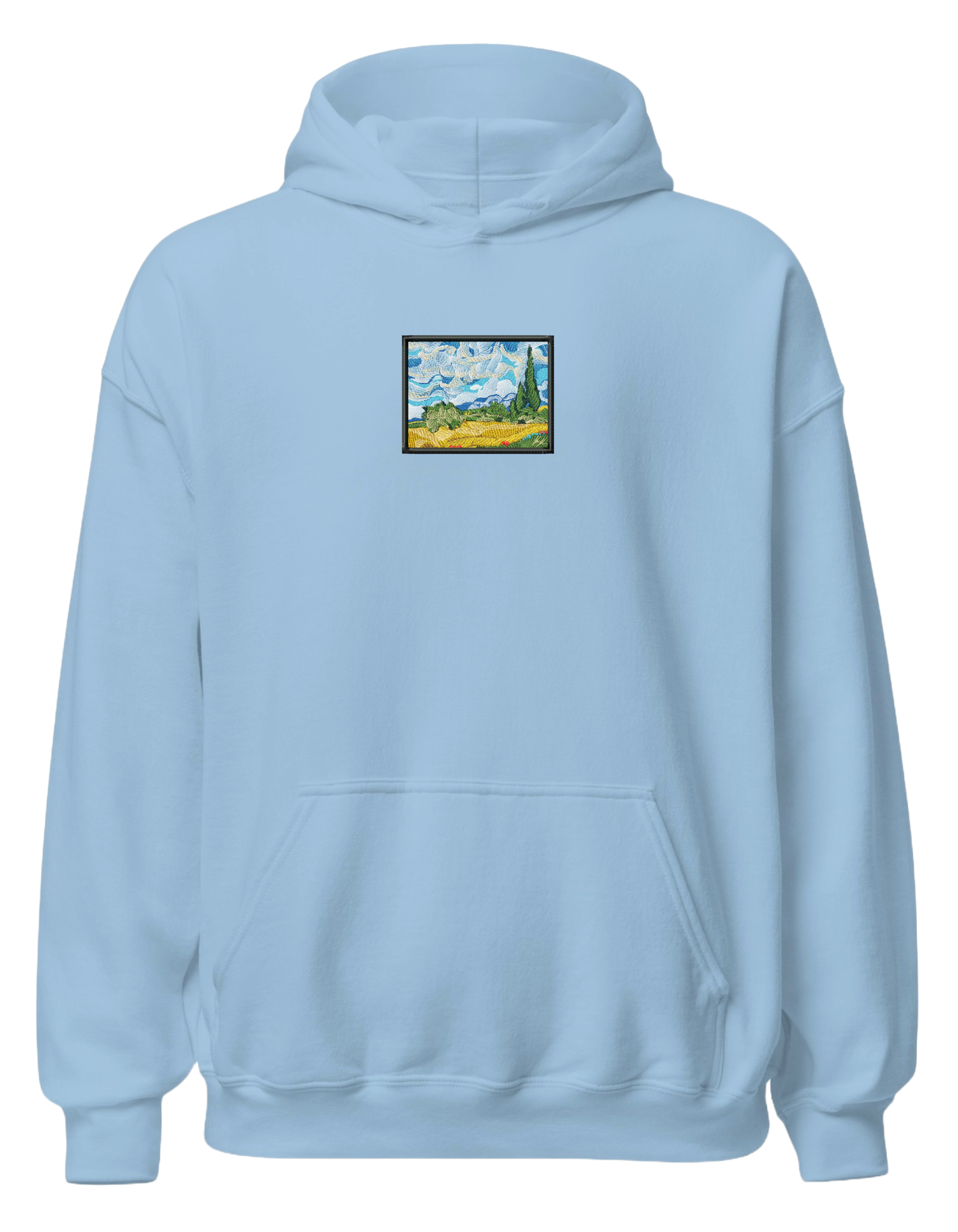 Wheat field with cypresses Van Gogh hoodie Picturi - Thread Muse