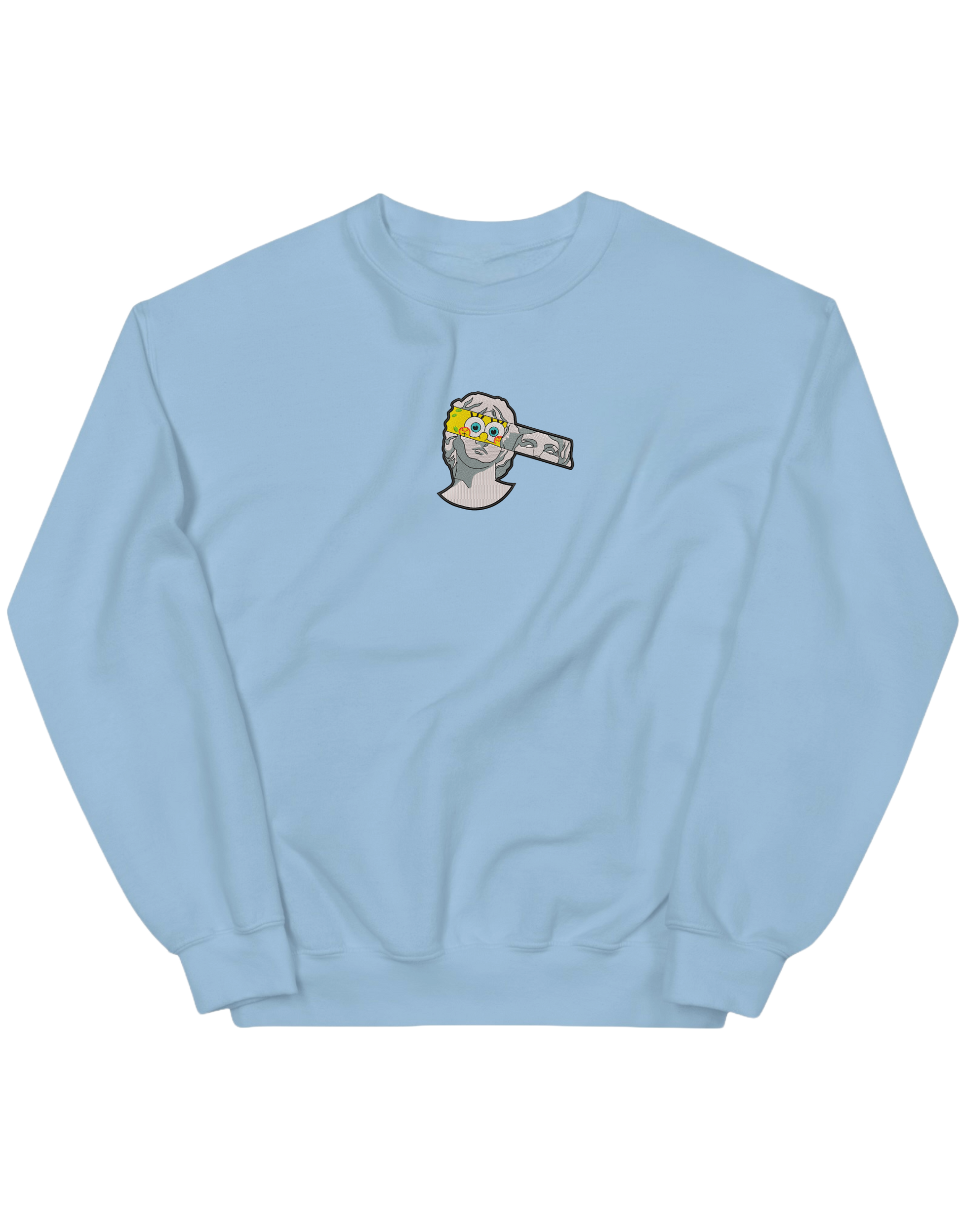 Spongebob statue sweatshirt Sculpturi - Thread Muse