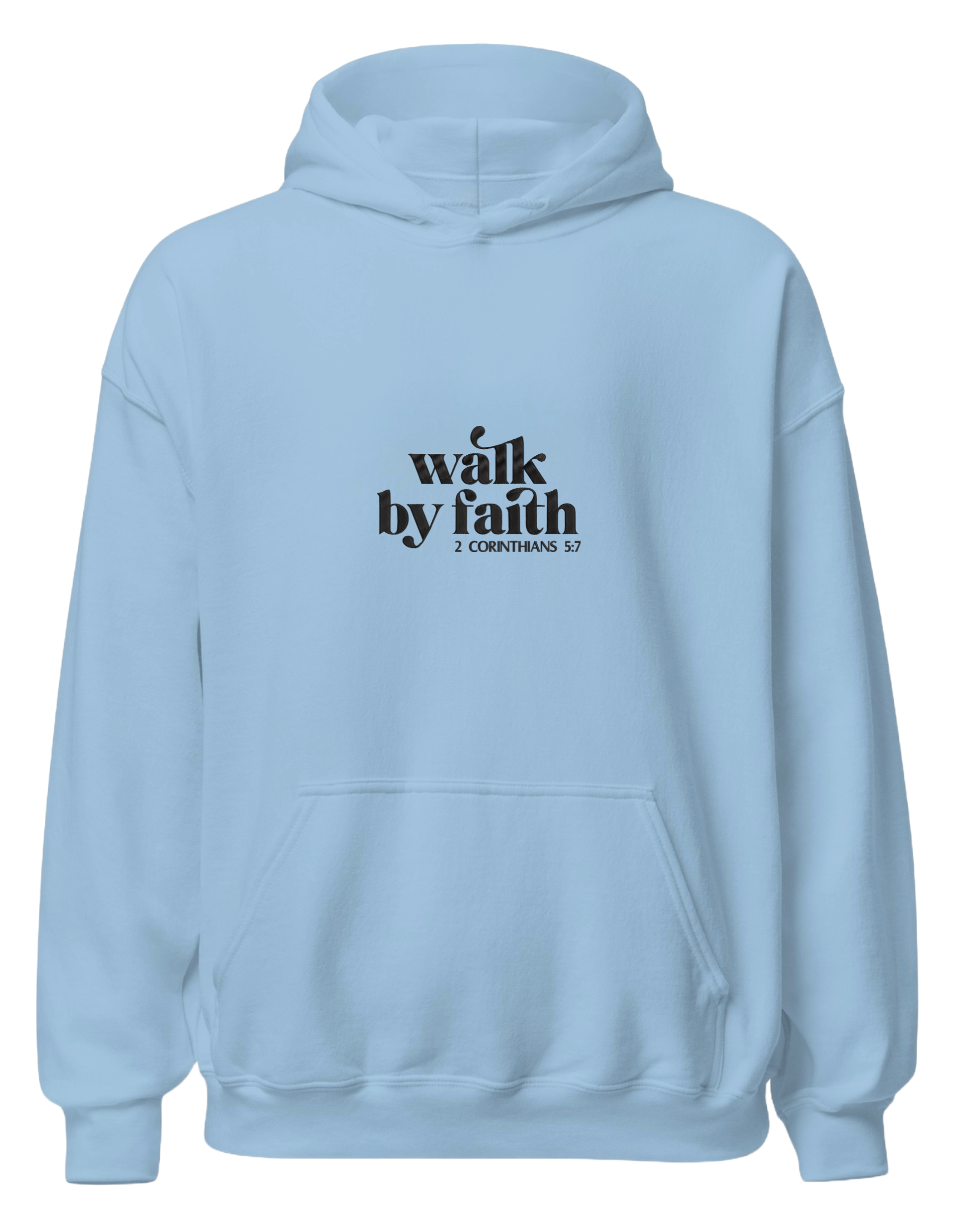 Walk by faith hoodie - Thread Muse